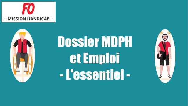 Dossier MDPH et emploi